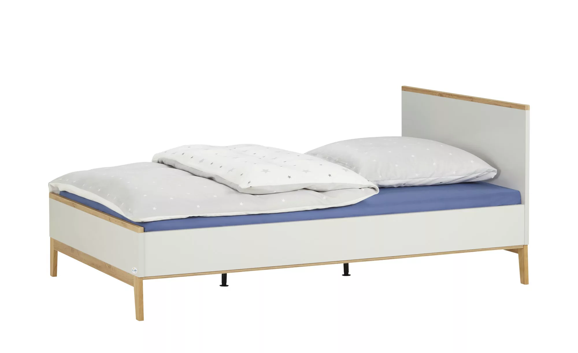 Mia & Mo Jugendbett - grau - 127 cm - 89 cm - Betten > Bettgestelle - Möbel günstig online kaufen