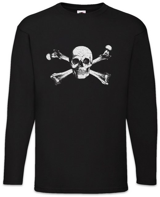 Urban Backwoods Langarmshirt Skull & Crossbones Langarm T-Shirt Skull Skull günstig online kaufen