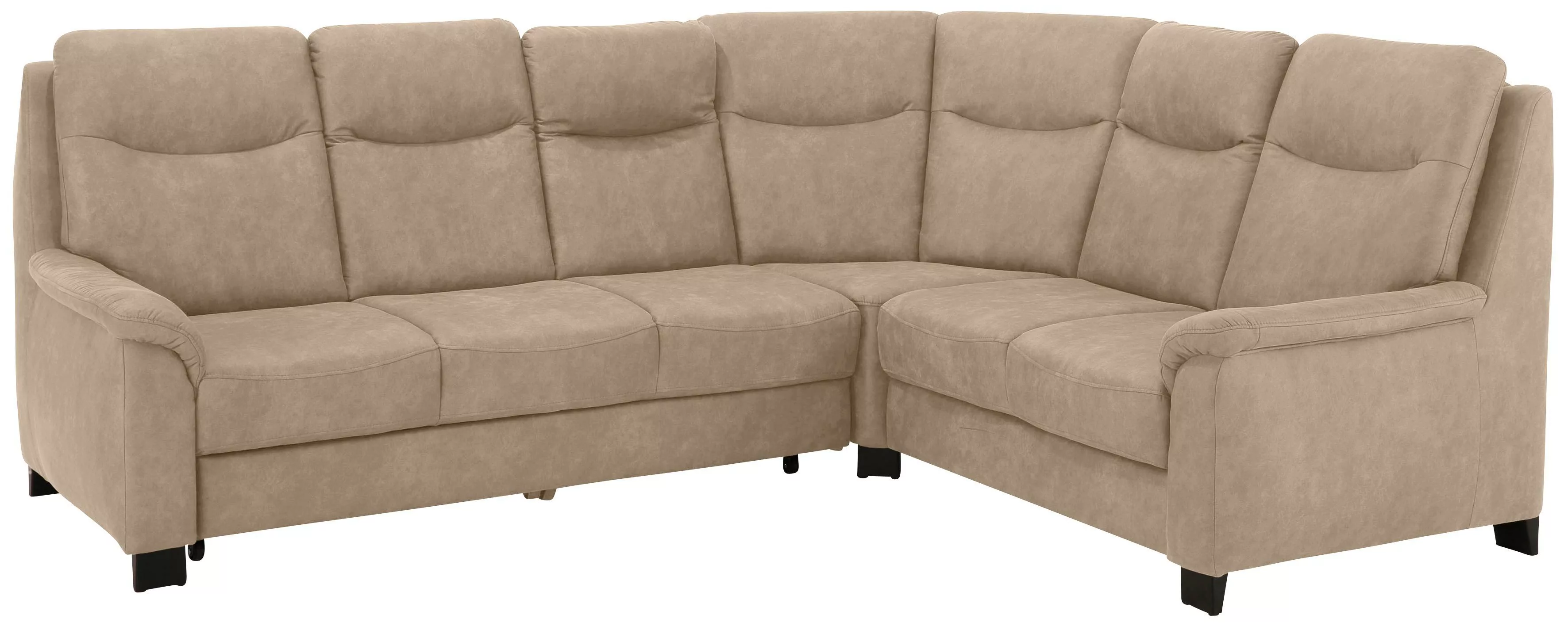 Home affaire Ecksofa »Boccaccio L-Form«, mit Federkern, incl. Kopfteilverst günstig online kaufen