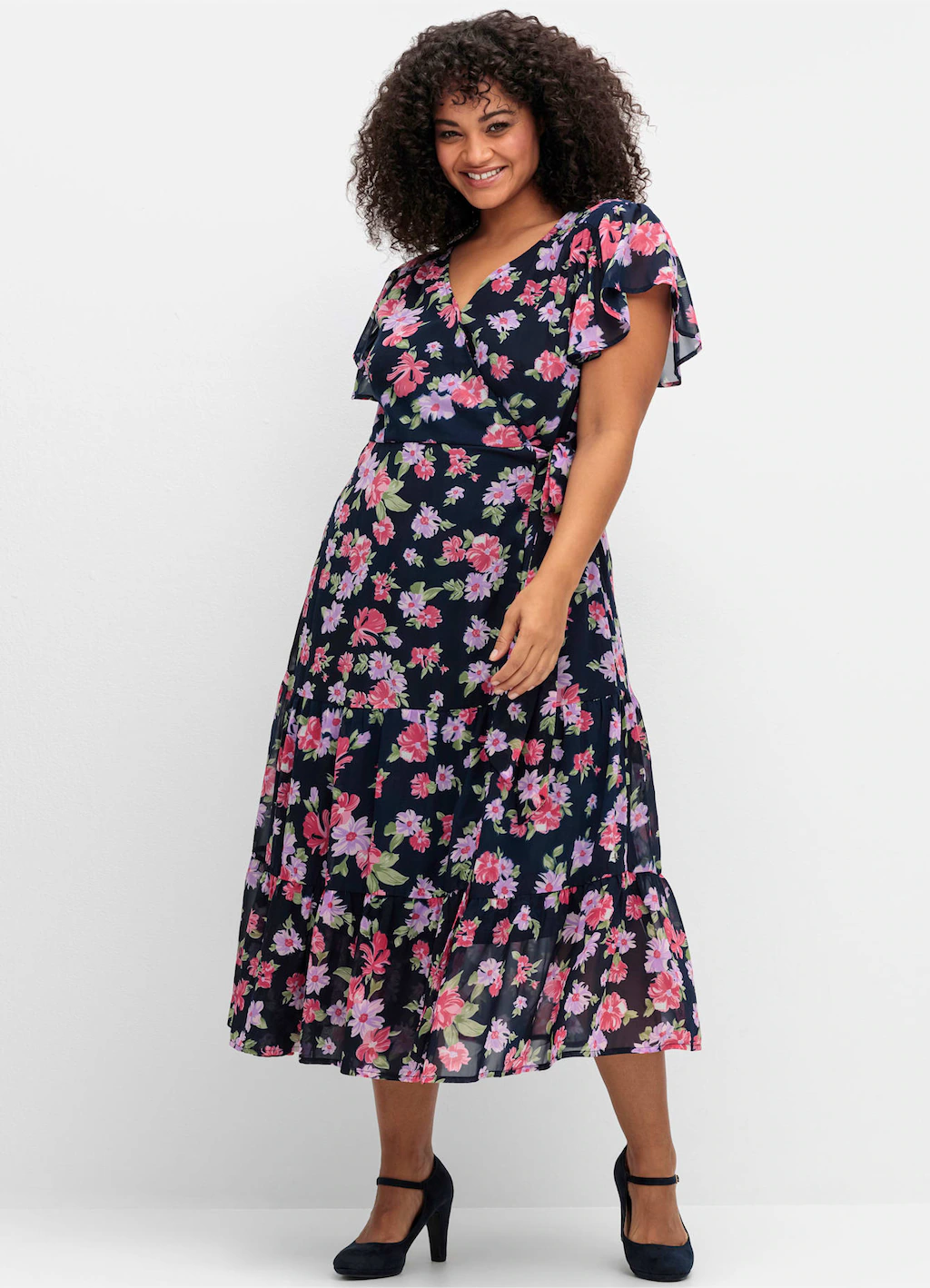 sheego by Joe Browns Chiffonkleid "Chiffonkleid" günstig online kaufen