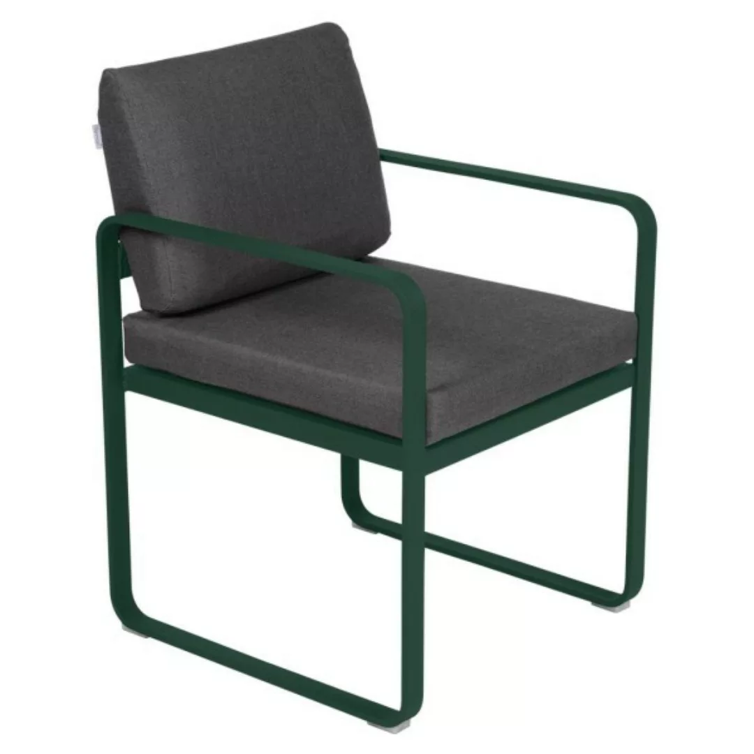 Bellevie Sessel Outdoor 02 Zederngrün A3 Graphitgrau günstig online kaufen