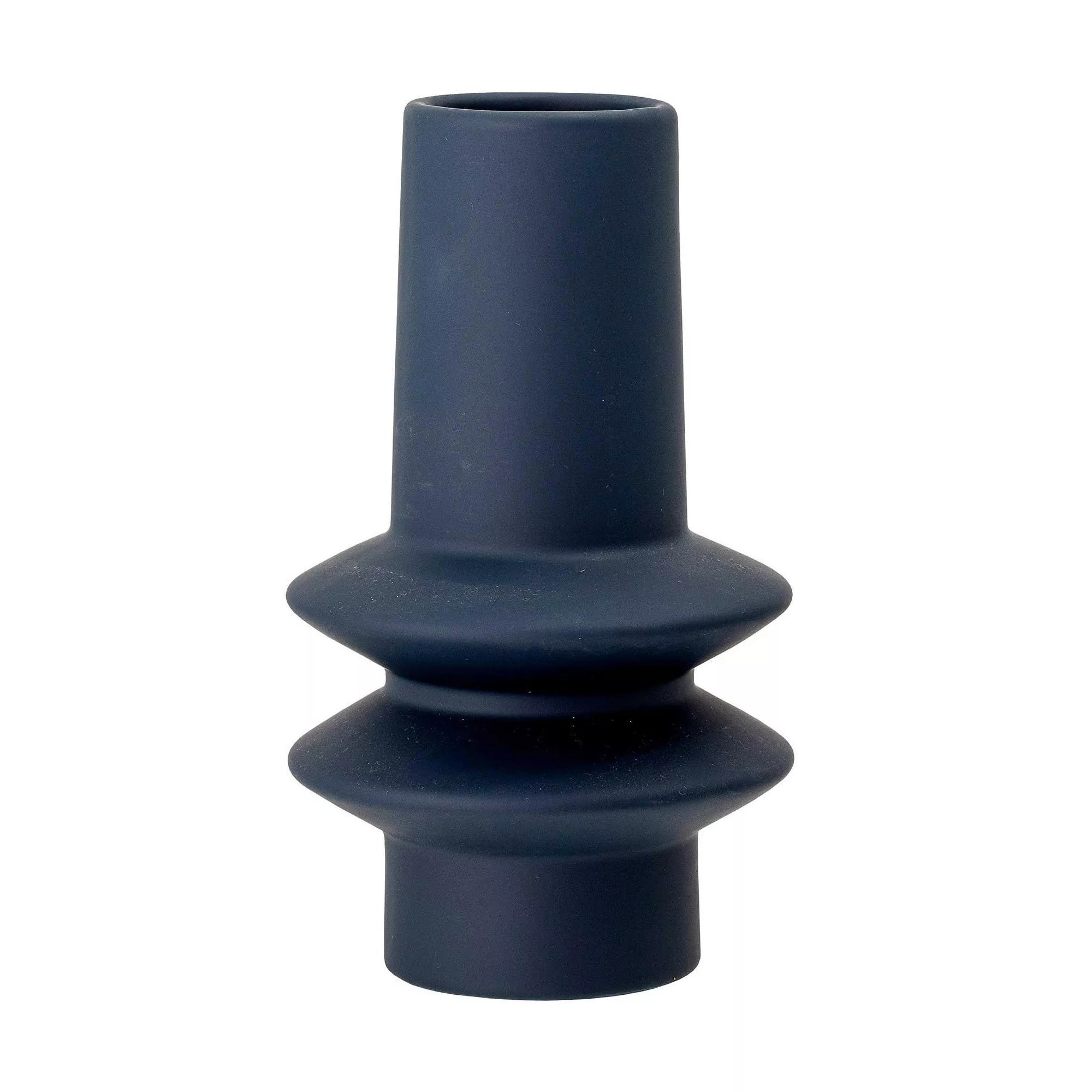 Bloomingville - Isold Vase - blau/matt/BxH 12,5x22cm günstig online kaufen
