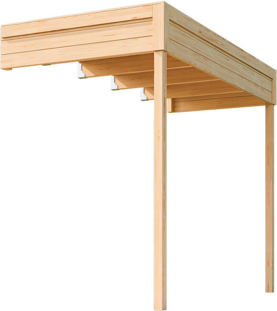 Nordic Holz Gartenhaus-Anbaudach "FELIX FYNN 3 ANBAU", Flachdach günstig online kaufen