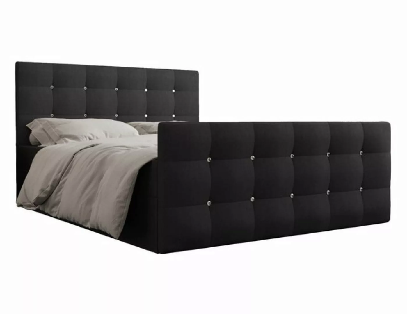 Furnix Boxspringbett Fratessa140x200 Polsterbett mit Bettkasten Federkernma günstig online kaufen