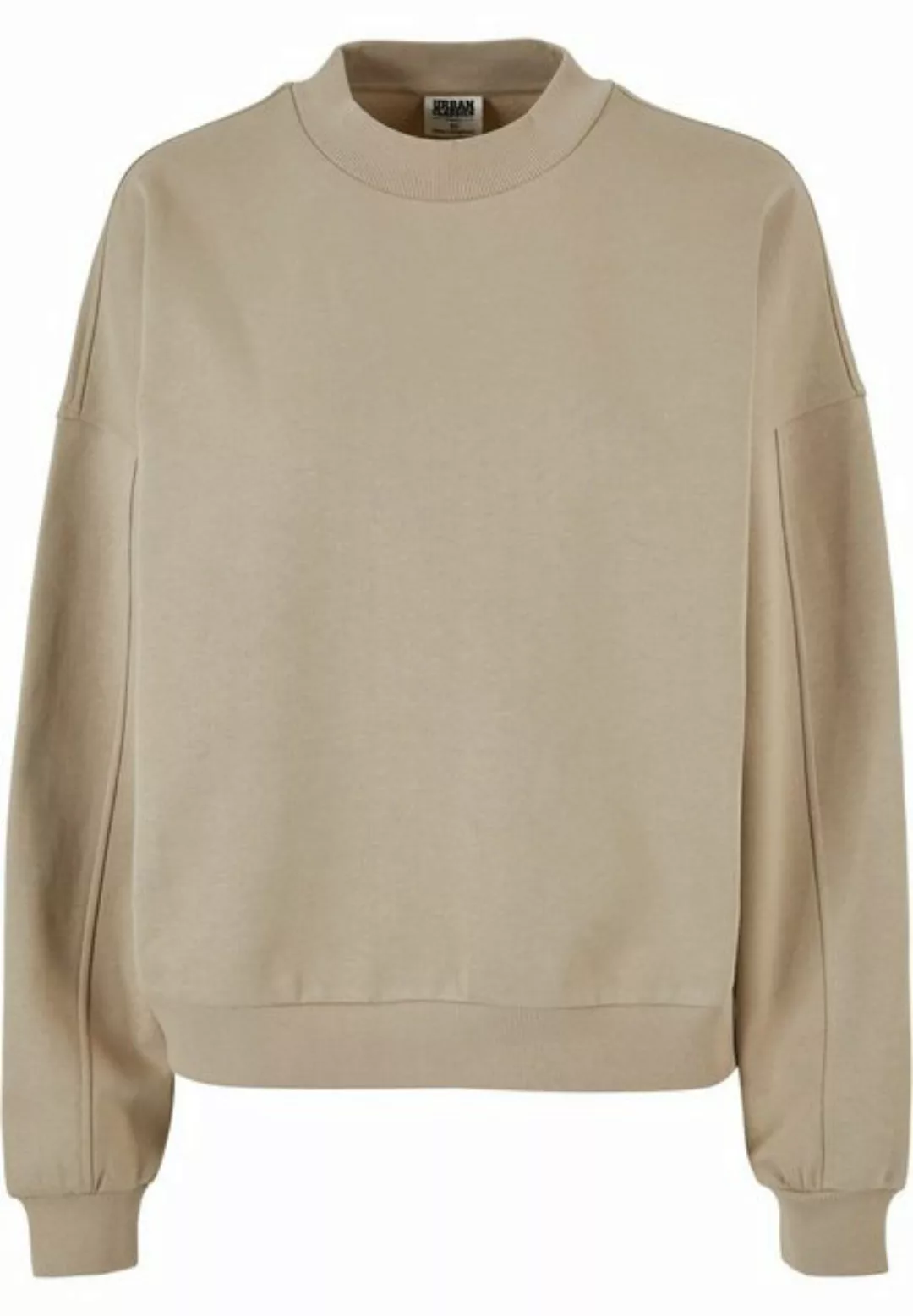 URBAN CLASSICS Sweater Urban Classics Damen Ladies Oversized Organic Crewne günstig online kaufen