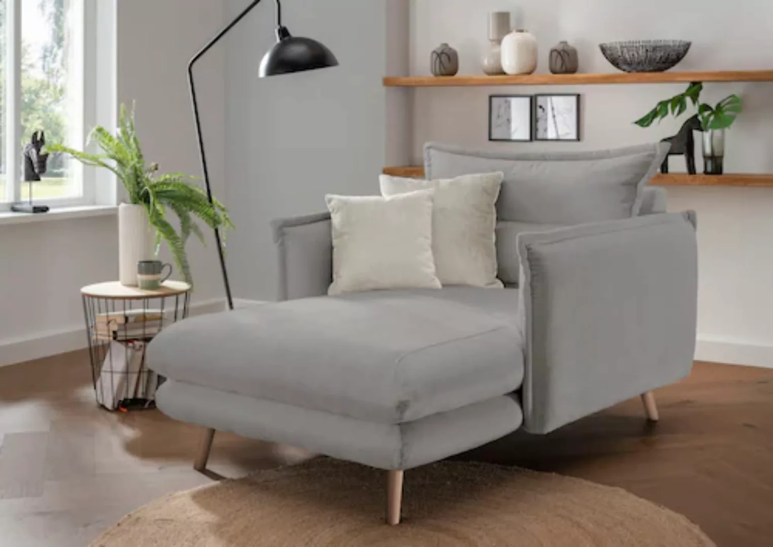 INOSIGN Loveseat »Lazio«, moderner Sessel mit einer bequemen Polsterung, 2 günstig online kaufen