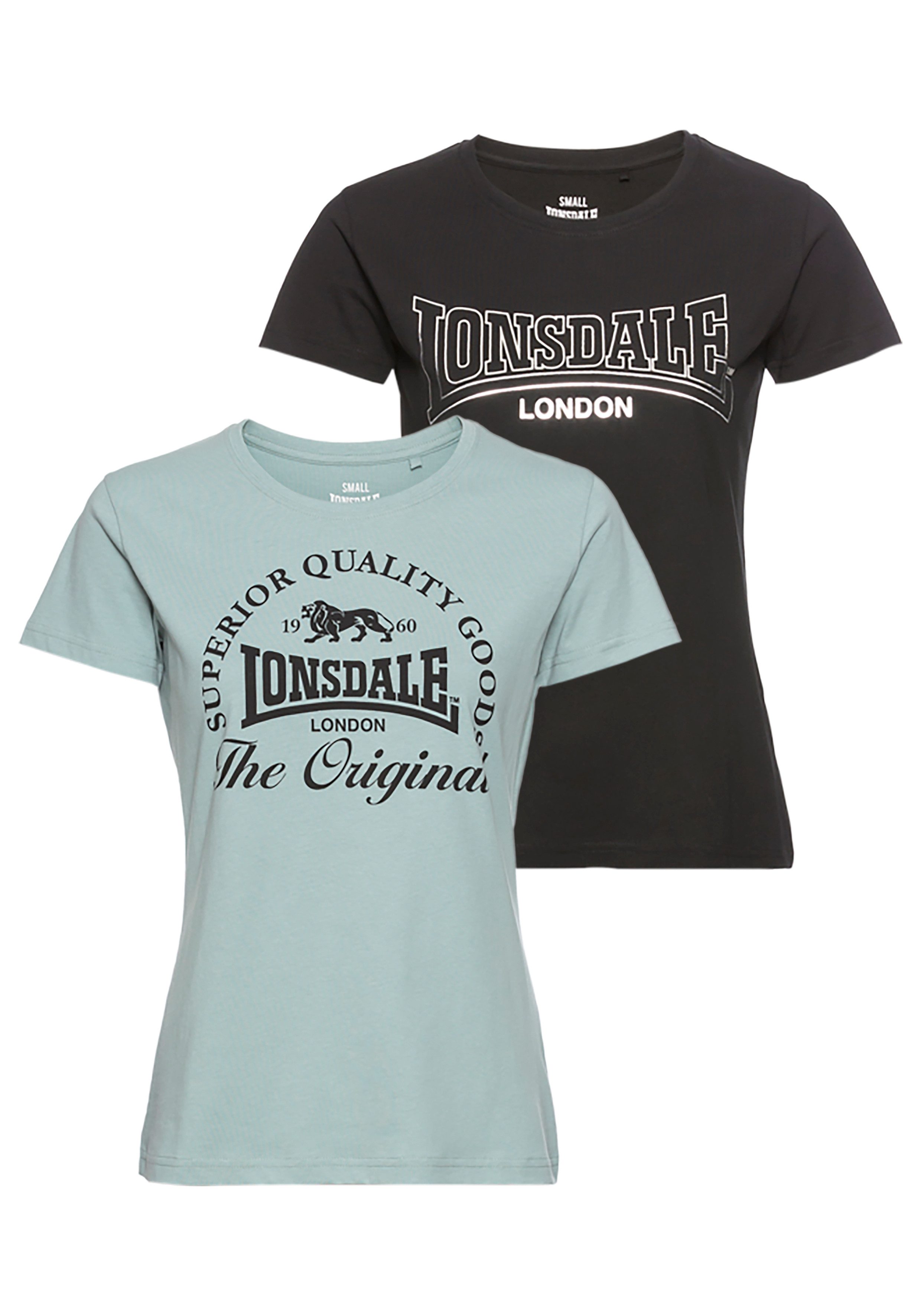 Lonsdale T-Shirt ROWRAH (Packung, 2-tlg) günstig online kaufen