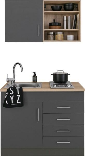 KOCHSTATION Pantryküche KS-Mali, Breite 100 cm, günstig online kaufen