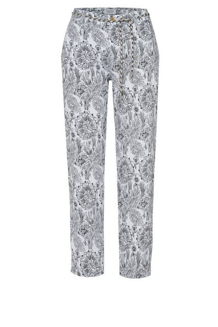 ROSNER Chinohose May_295 mit Flowerprint günstig online kaufen