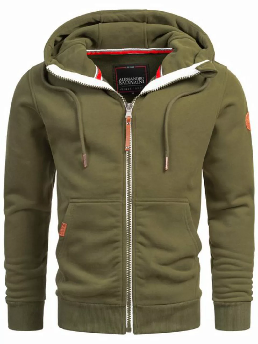 Alessandro Salvarini Sweatjacke ASGeenio mit hohem Kragen günstig online kaufen