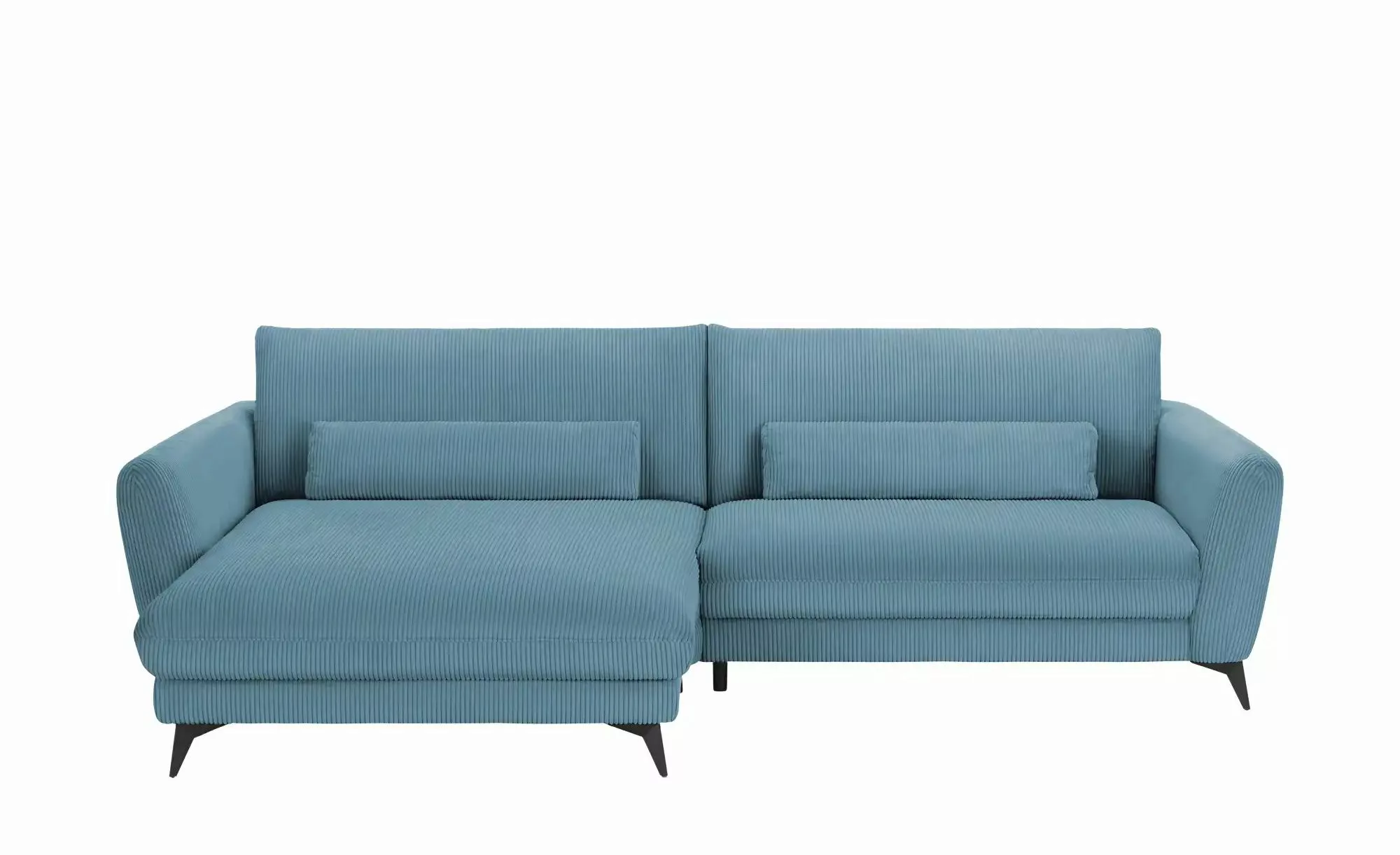 Ecksofa Cordstoff Amina ¦ türkis/petrol ¦ Maße (cm): B: 288 H: 81 T: 194.0 günstig online kaufen