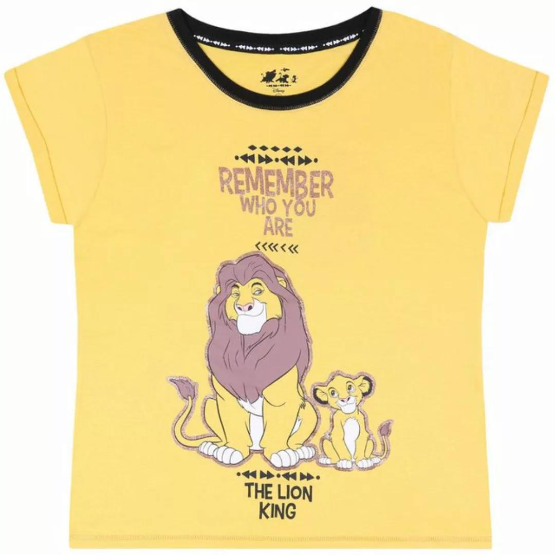 Sarcia.eu Kurzarmbluse Gelbes T-Shirt "König der Löwen" für Damen DISNEY XL günstig online kaufen