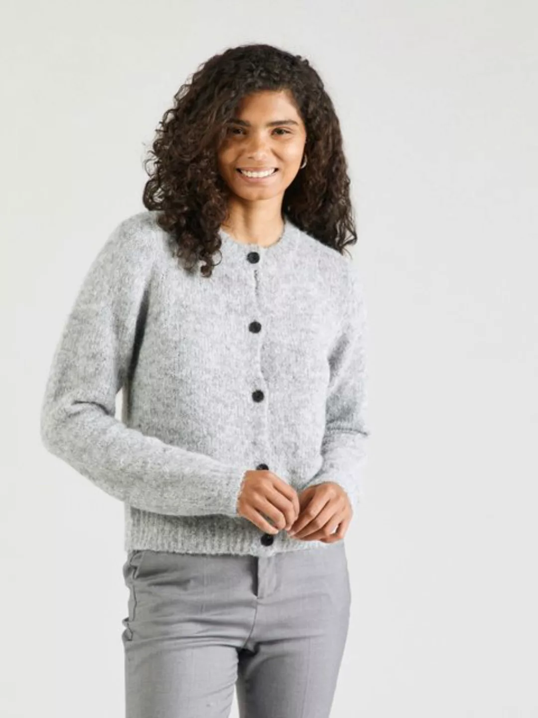 Vero Moda Strickjacke VMNOVAH LS O-NECK BUTTON CARDI GA NOOS günstig online kaufen