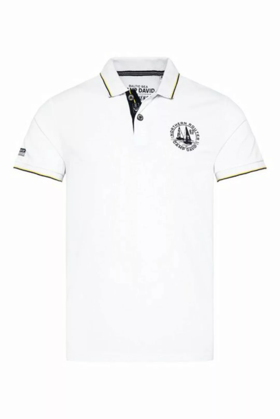 CAMP DAVID Poloshirt aus Baumwolle günstig online kaufen