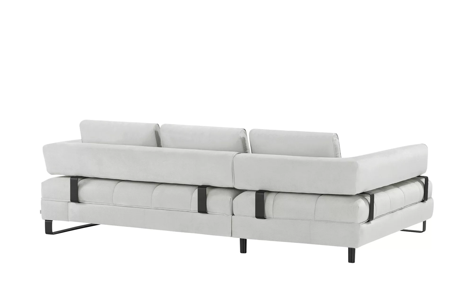 switch Ecksofa in Lederoptik Havana ¦ grau ¦ Maße (cm): B: 272 H: 89 T: 173 günstig online kaufen