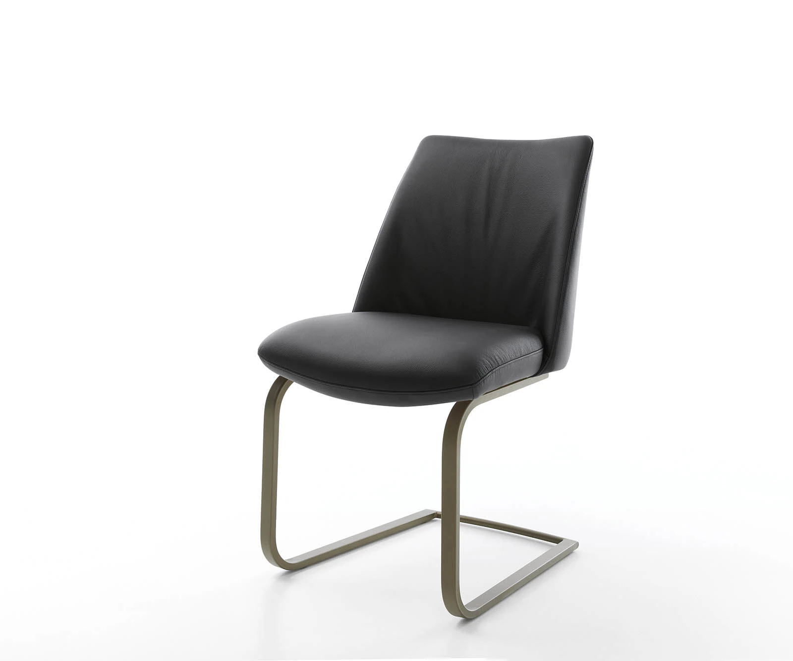 DELIFE Polsterstuhl Elso-Flex, Freischwinger flach Effektfinish günstig online kaufen