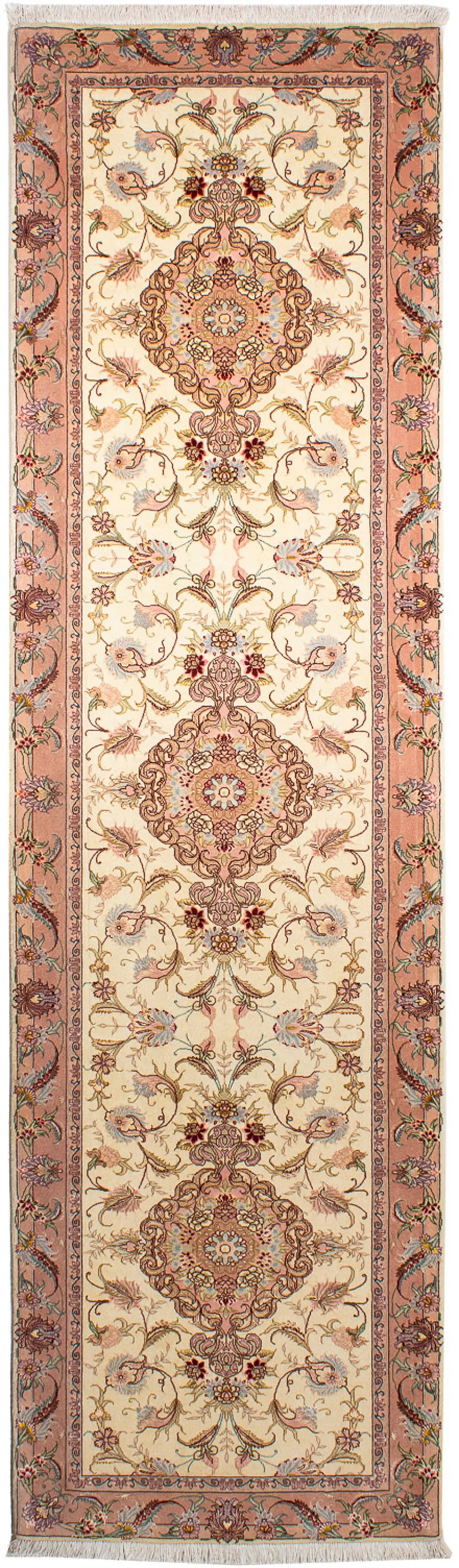 morgenland Orientteppich »Perser - Täbriz - Royal - 310 x 88 cm - beige«, r günstig online kaufen