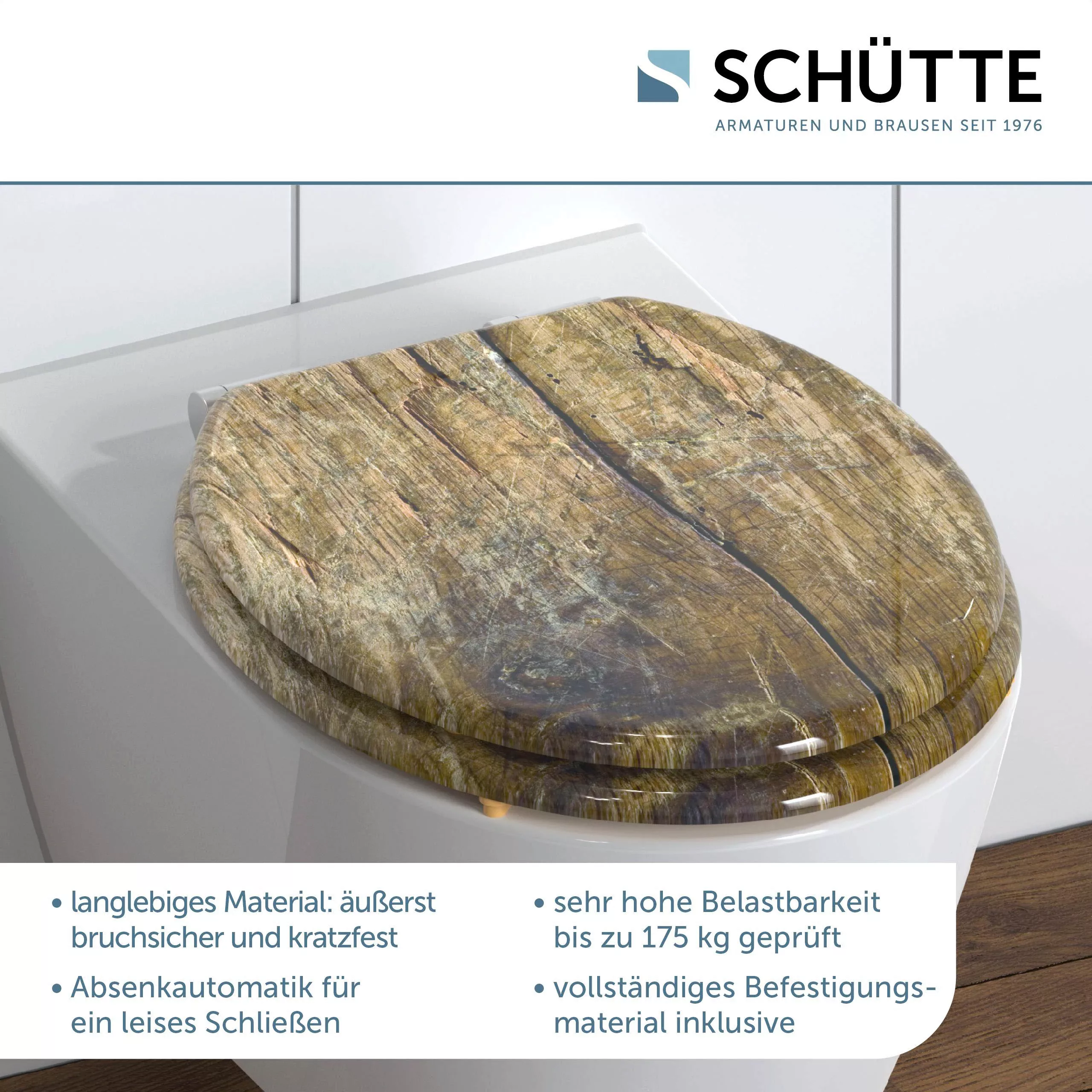 Schütte WC-Sitz »Solid Wood« günstig online kaufen