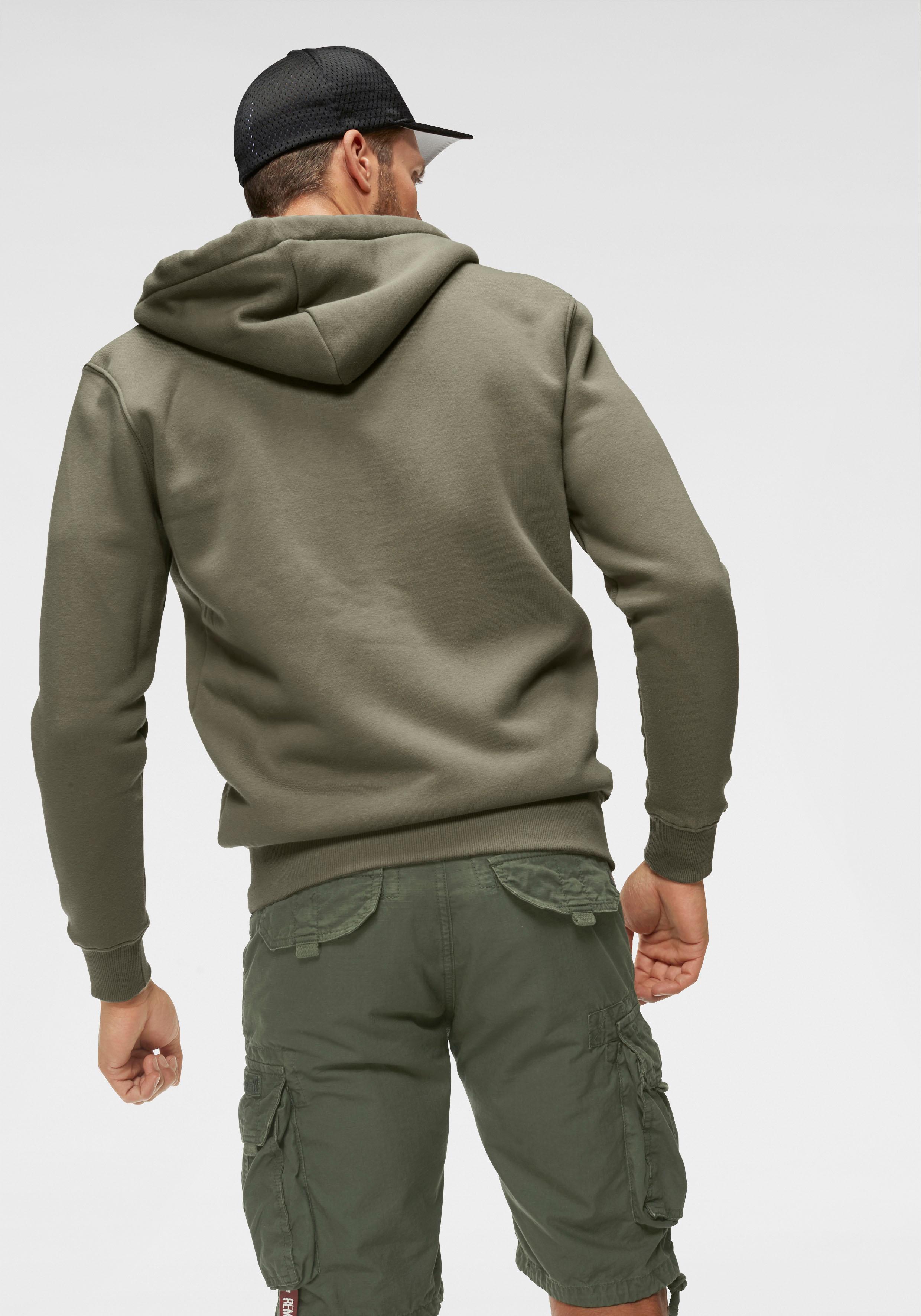 Alpha Industries Kapuzensweatjacke "BASIC ZIP HOODY" günstig online kaufen