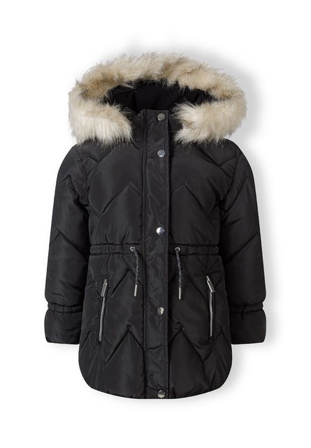 MINOTI Winterjacke Gefütterte Jacke mit abnehmbarem Kunstfell (2y-14y) günstig online kaufen