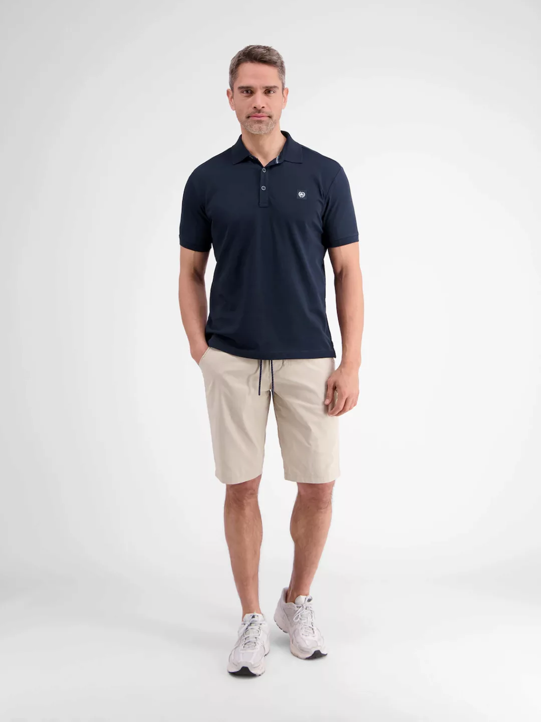 LERROS Poloshirt "LERROS Herren Poloshirt mit Stretchanteil, unifarben" günstig online kaufen