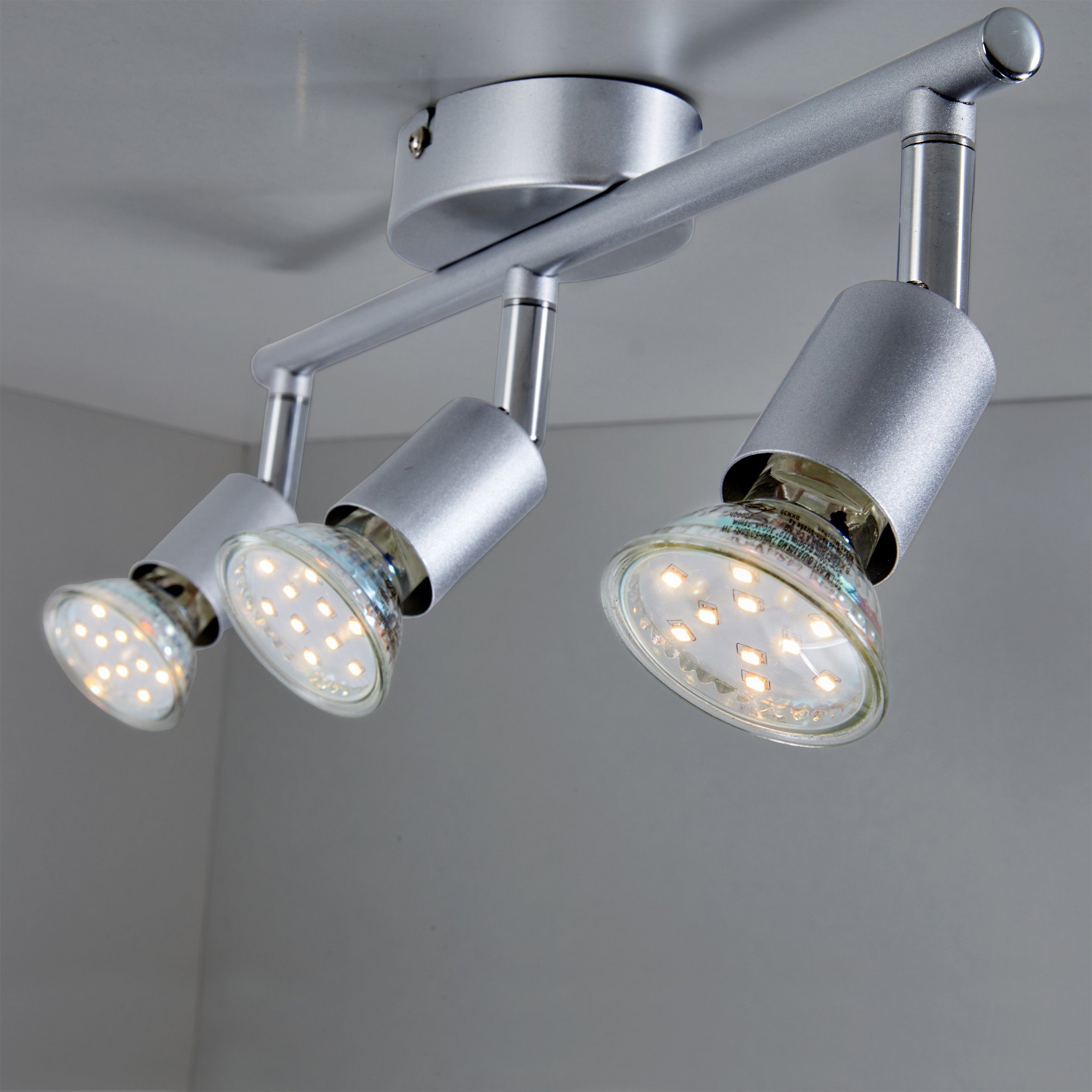 B.K.Licht Deckenleuchte Deckenspot 3x3W 750lm 3000K günstig online kaufen
