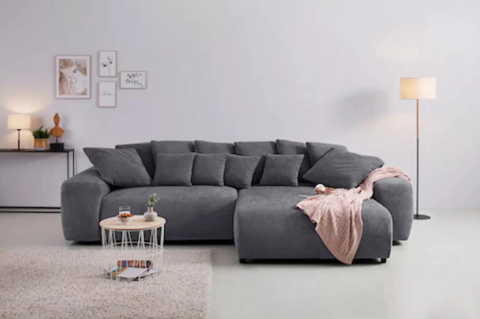 Home affaire Ecksofa "Sundance L-Form", Polsterung für bis zu 140 kg pro Si günstig online kaufen