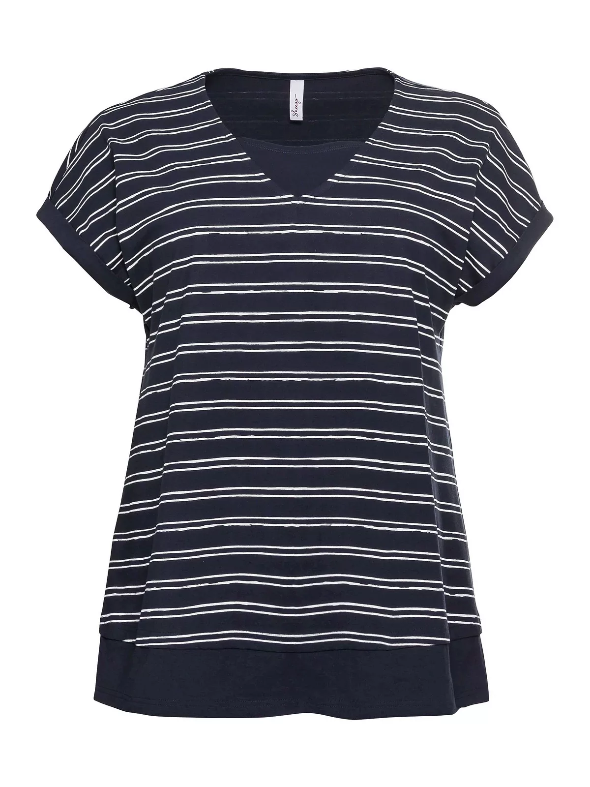 Sheego T-Shirt "Große Größen", im Lagenlook, aus reiner Baumwolle günstig online kaufen