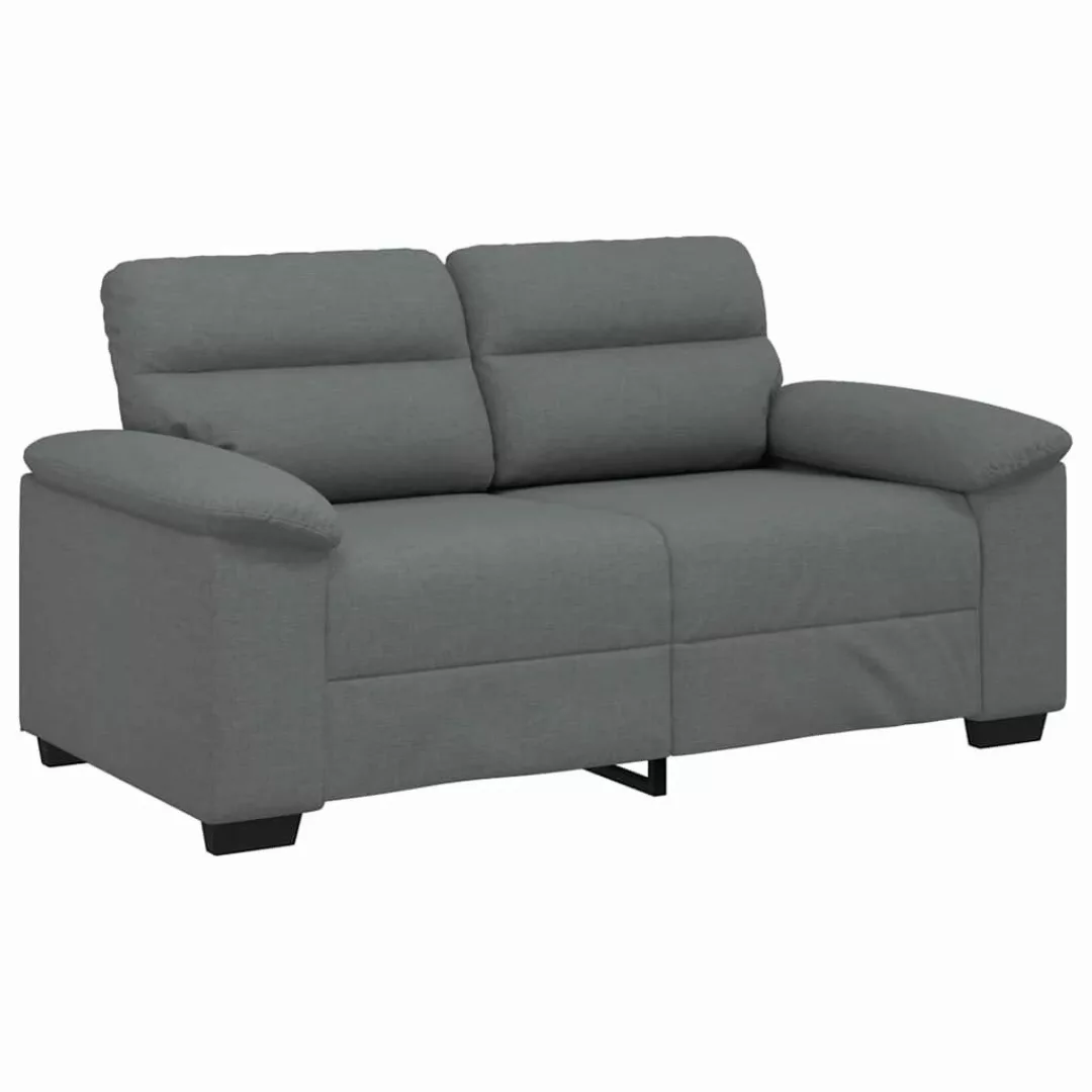 vidaXL Sofa 2-Sitzer-Sofa Dunkelgrau 120 cm günstig online kaufen