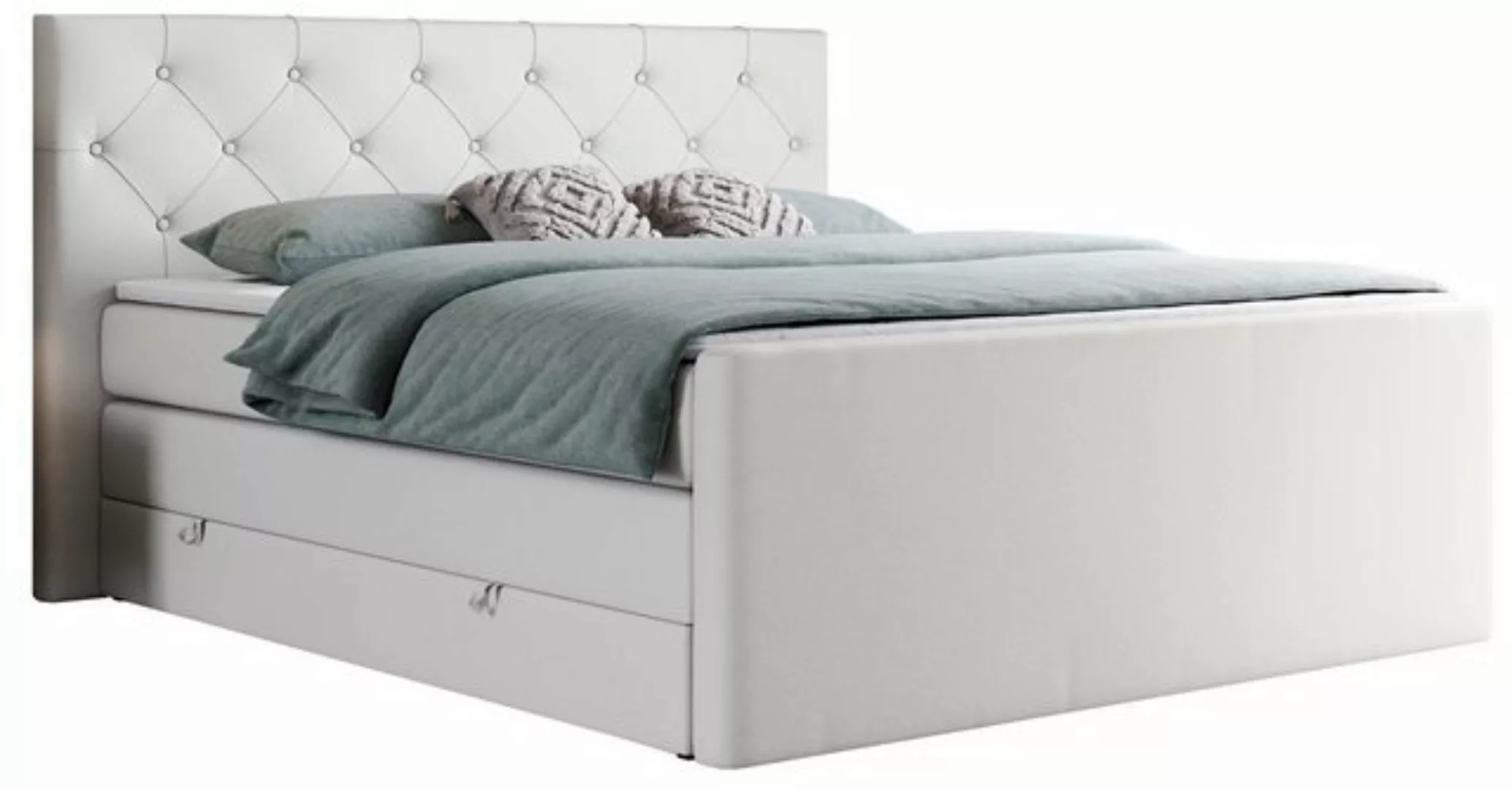 MKS MÖBEL Boxspringbett KING VELEN (T30-Schaum, Topper T25, Bonell-Federn), günstig online kaufen