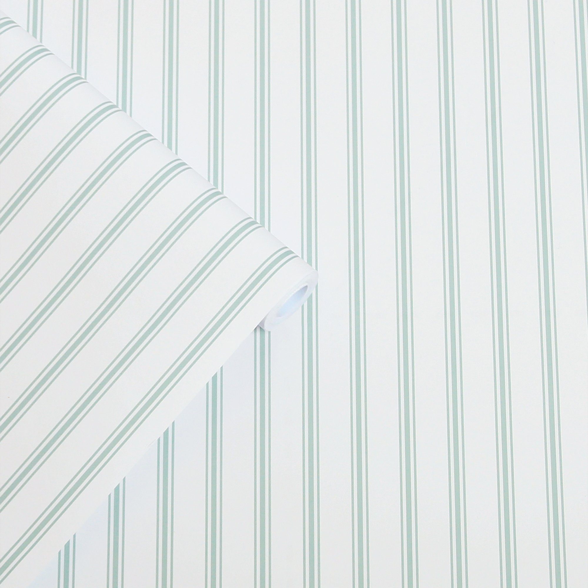 LAURA ASHLEY Vliestapete Farnworth Stripe Sage günstig online kaufen