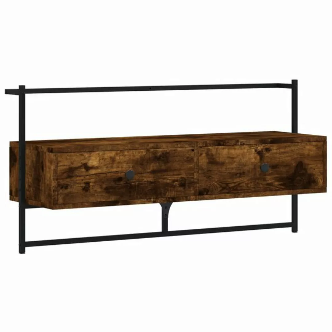 vidaXL TV-Schrank TV-Wandschrank Räuchereiche 100,5x30x51 cm Spanplatte TV- günstig online kaufen