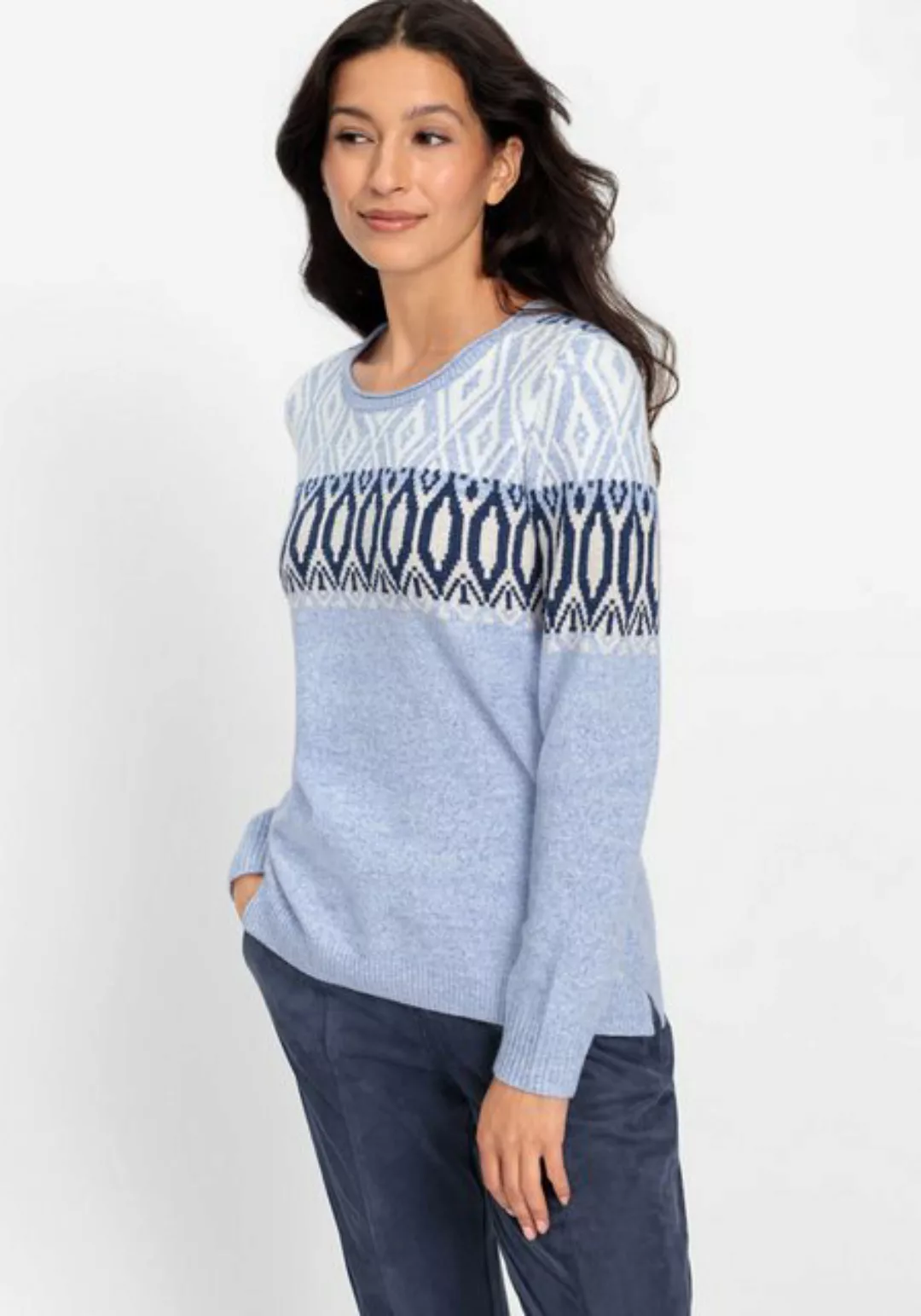 Olsen Norwegerpullover im klassischen Norwegermuster günstig online kaufen