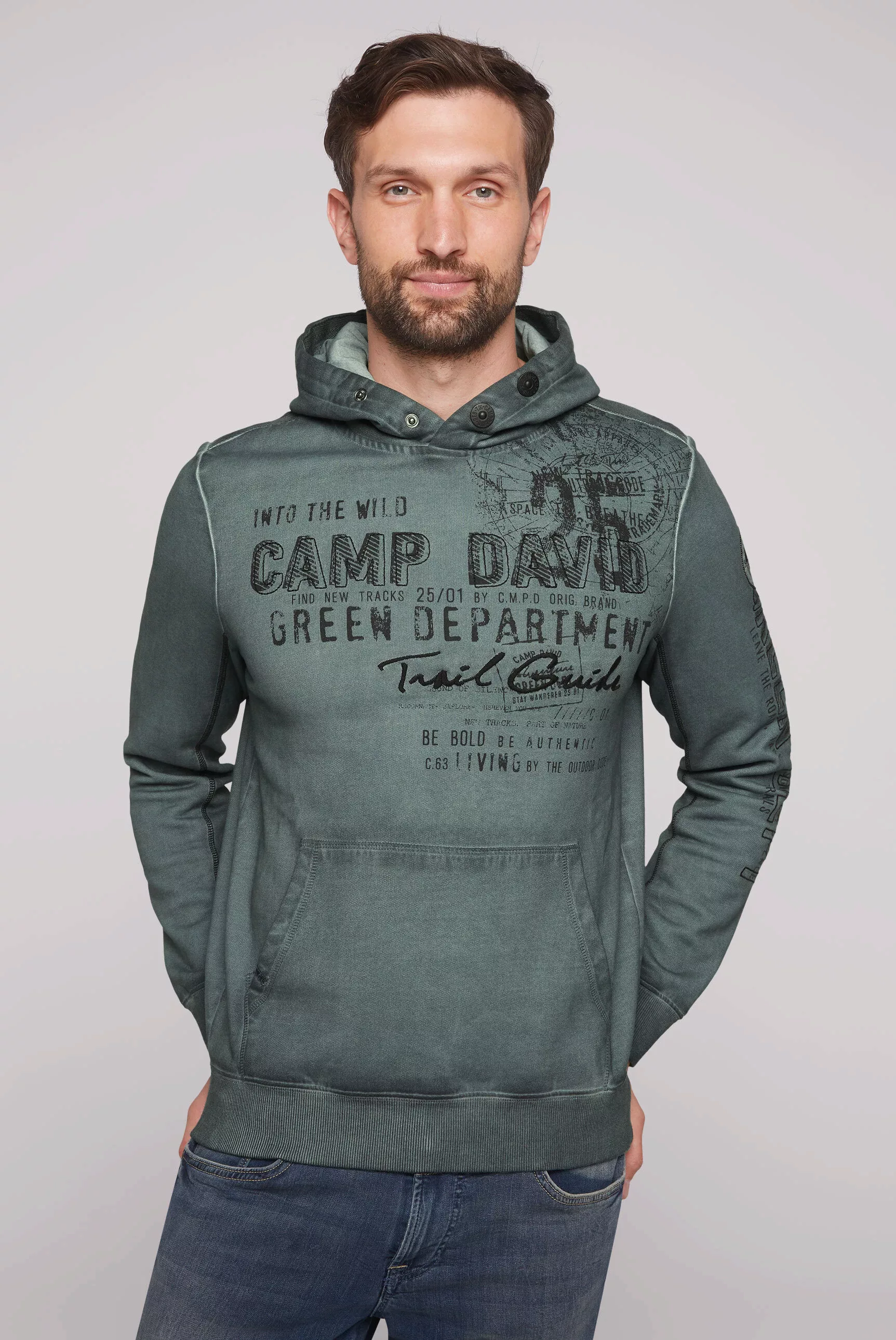 CAMP DAVID Kapuzensweatshirt, mit Baumwolle günstig online kaufen