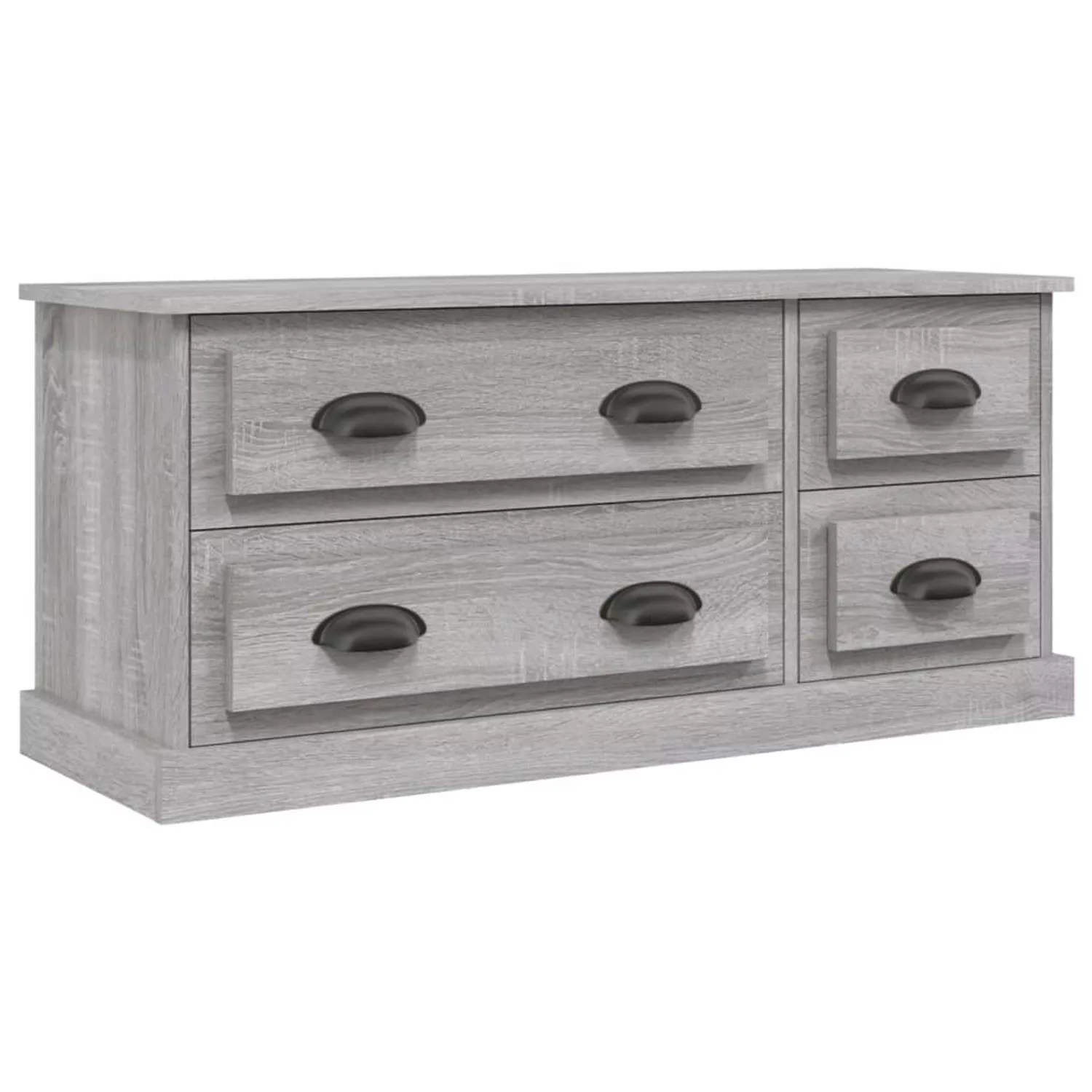 Vidaxl Tv-schrank Grau Sonoma 100x35,5x45 Cm Holzwerkstoff günstig online kaufen