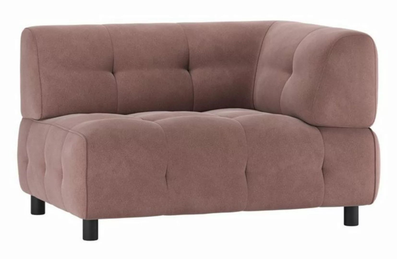 WOOOD Sofa Louis aus gewebten Stoff Rechts günstig online kaufen