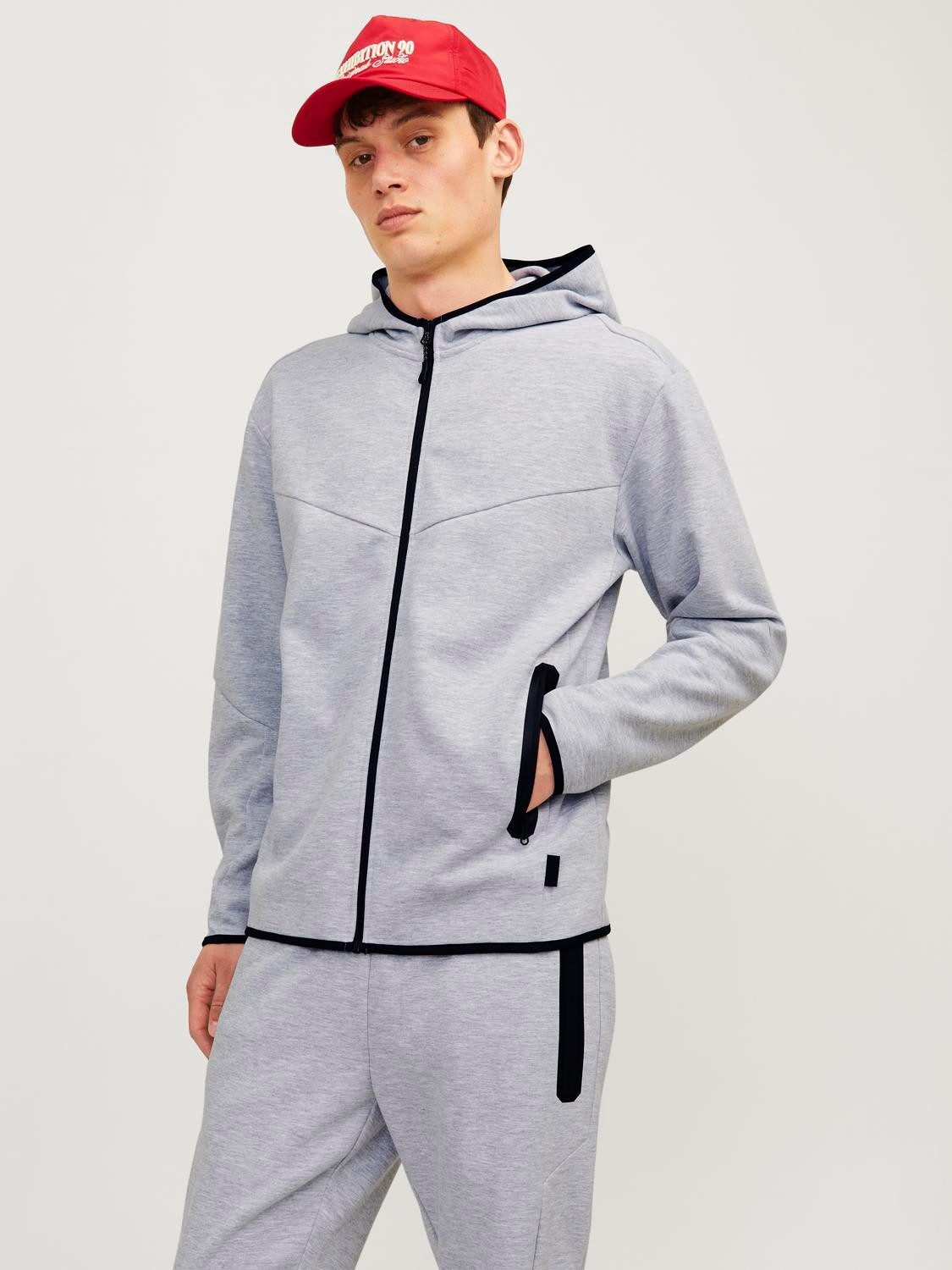 Jack & Jones Herren Hoodie Kapuzenpullover JCOFUSION SWEAT ZIP HOOD - Regul günstig online kaufen