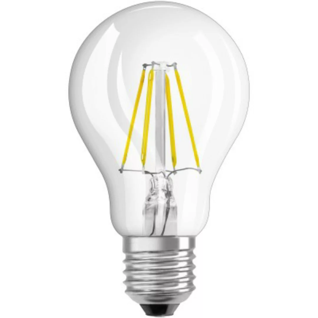Osram LED Lampe ersetzt 40W E27 Birne - A60 in Transparent 4W 470lm 6500K 1 günstig online kaufen