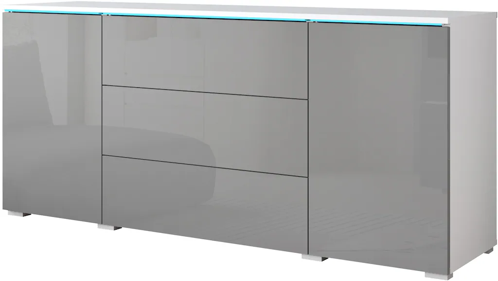 INOSIGN Sideboard "VERA, grifflos", verstellbare Einlegeböden, Wahlweise mi günstig online kaufen