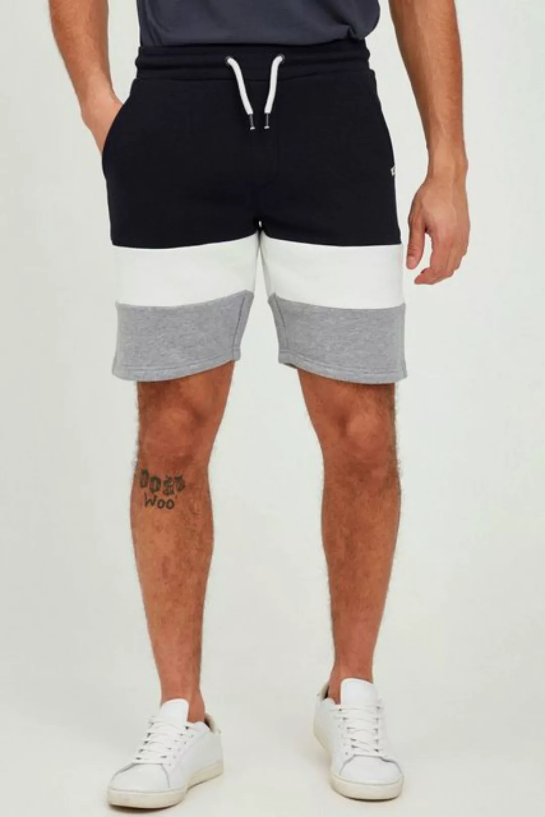 Indicode Sweatshorts IDCaul Sweatshorts mit Colorblock Optik günstig online kaufen