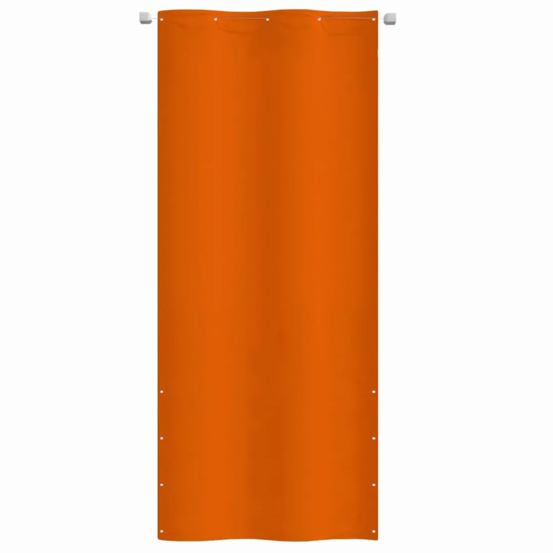 Vidaxl Balkon-sichtschutz Orange 100x240 Cm Oxford-gewebe günstig online kaufen