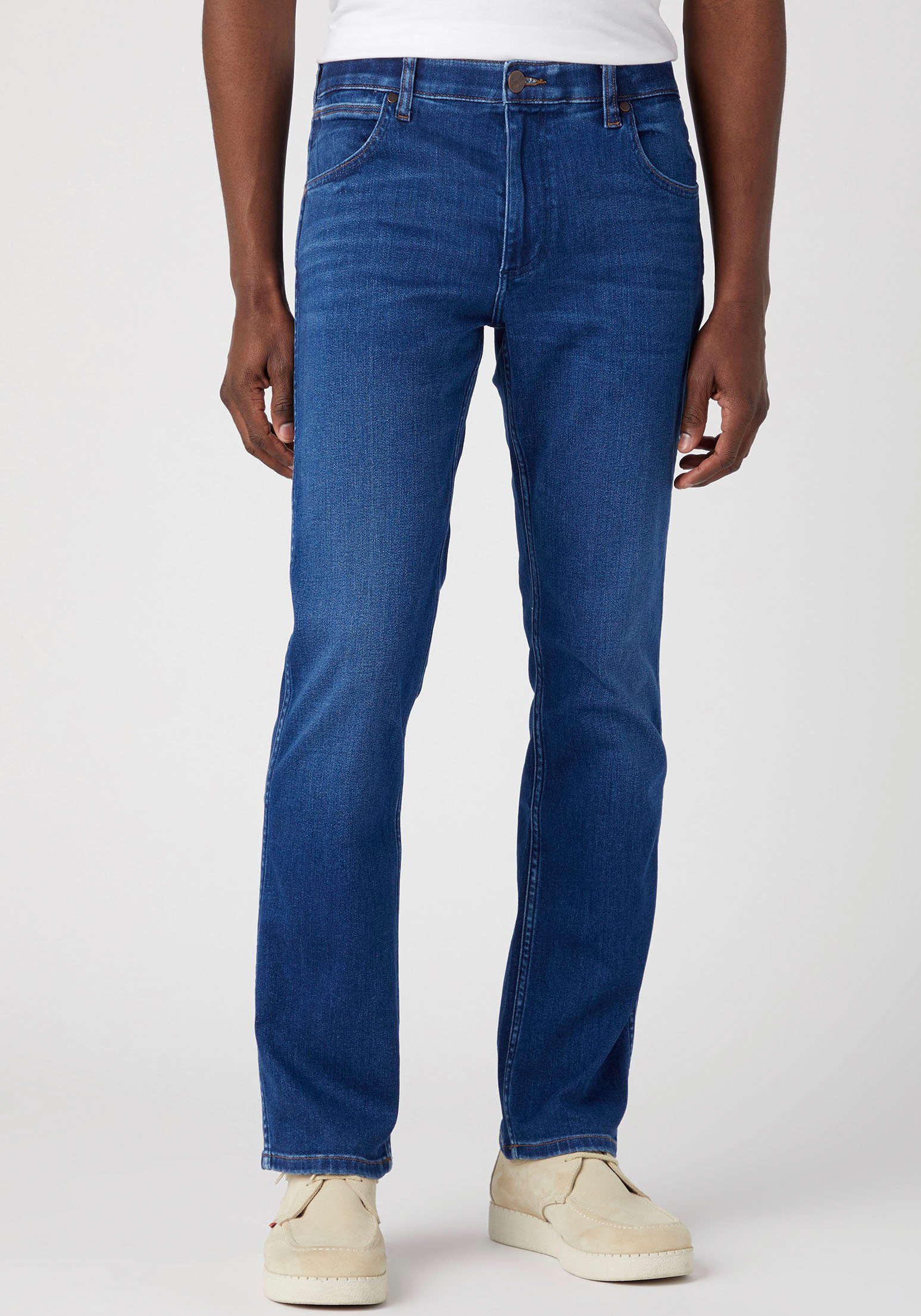 Wrangler Herren Jeans GREENSBORO - Regular Fit - Blau - Olympia günstig online kaufen