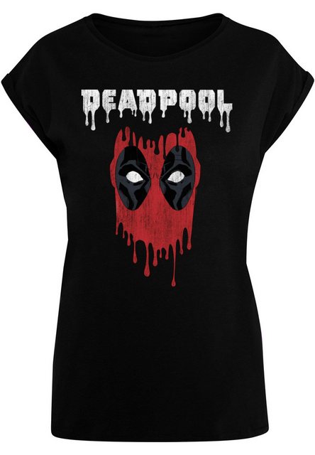 ABSOLUTE CULT T-Shirt ABSOLUTE CULT Damen Ladies Deadpool - Dripping Head T günstig online kaufen