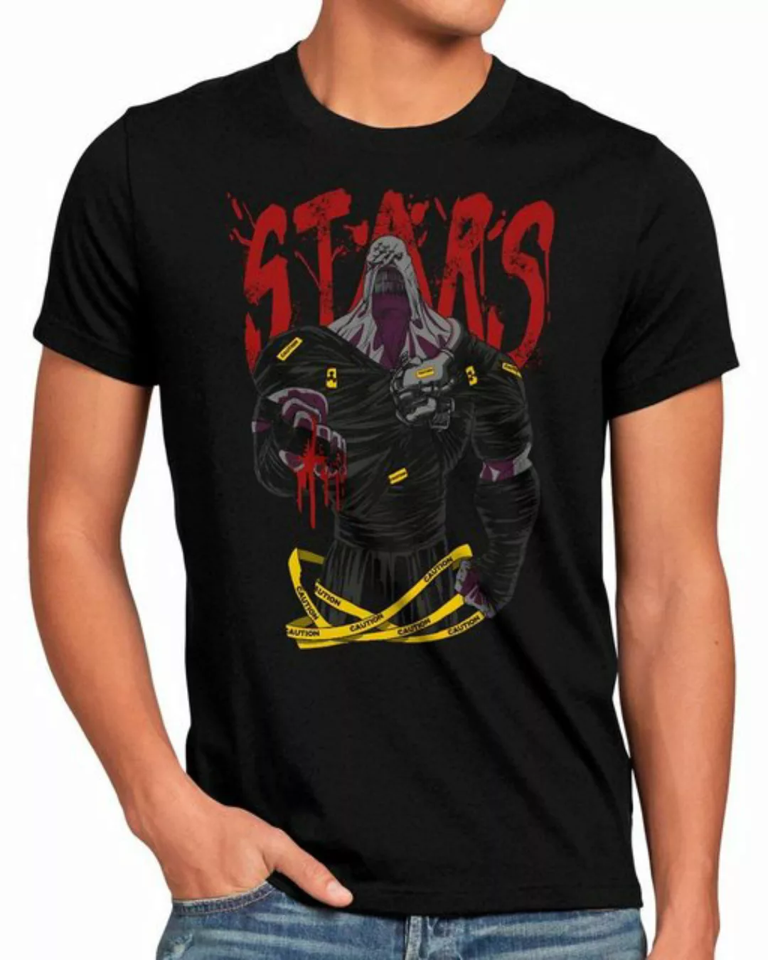 style3 T-Shirt Nemesis Remake resident umbrella corp virus zombie evil günstig online kaufen