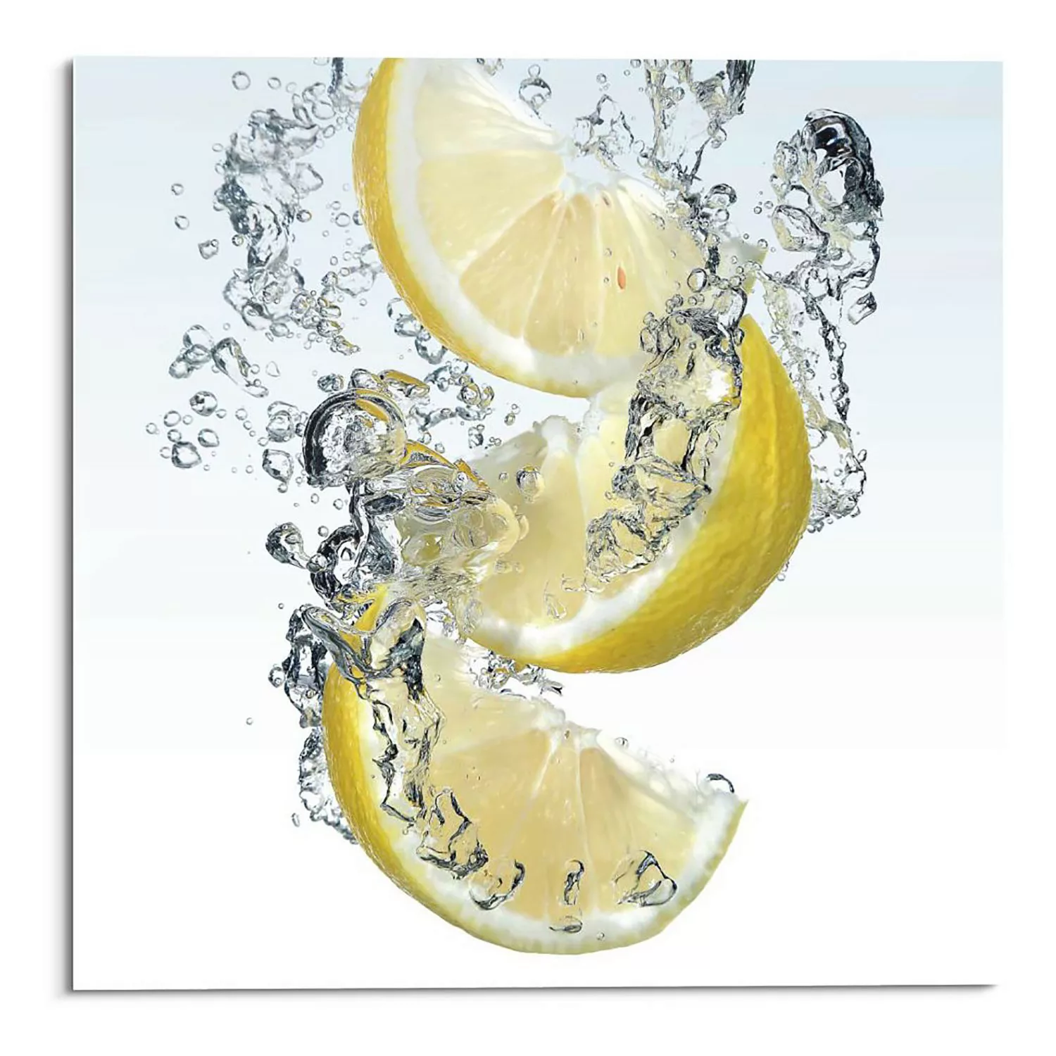 home24 Glasbild Zitrone Splash günstig online kaufen