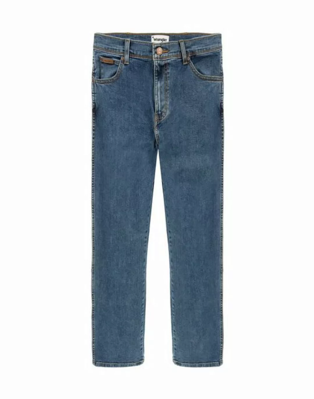 Wrangler 5-Pocket-Jeans WRANGLER TEXAS SLIM stonewash vintage blue W12S3301 günstig online kaufen