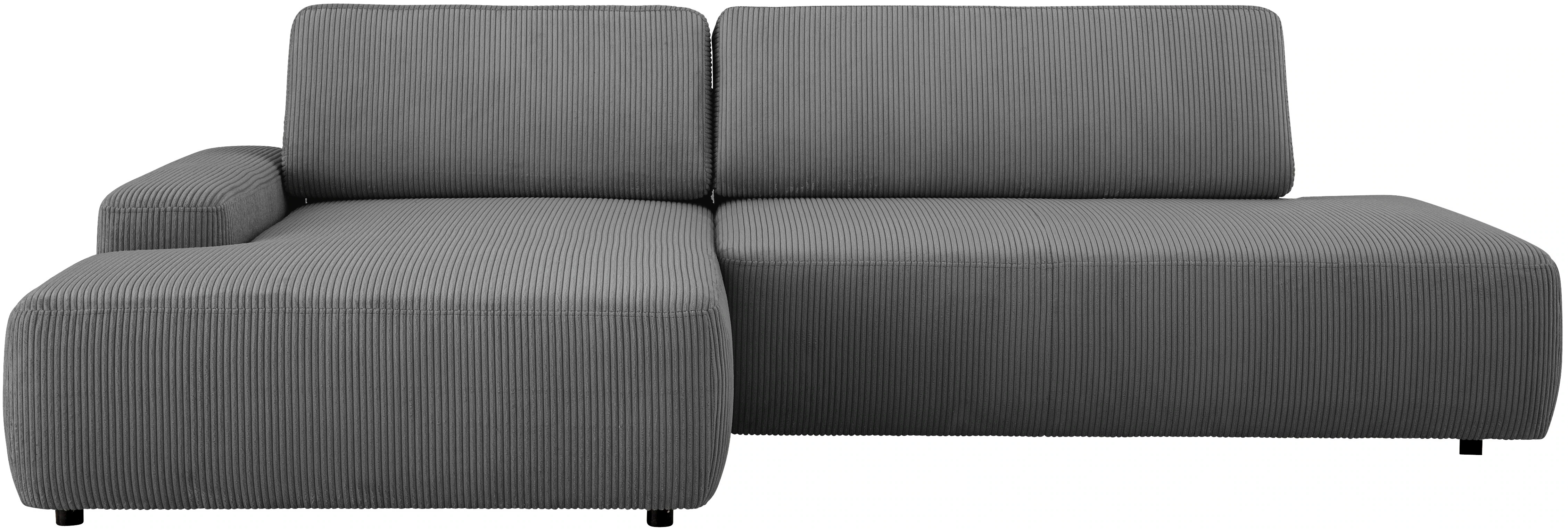 INOSIGN Ecksofa "TORGE, Schlafsofa Cord, Samtvelours u. Strukur fein, Couch günstig online kaufen