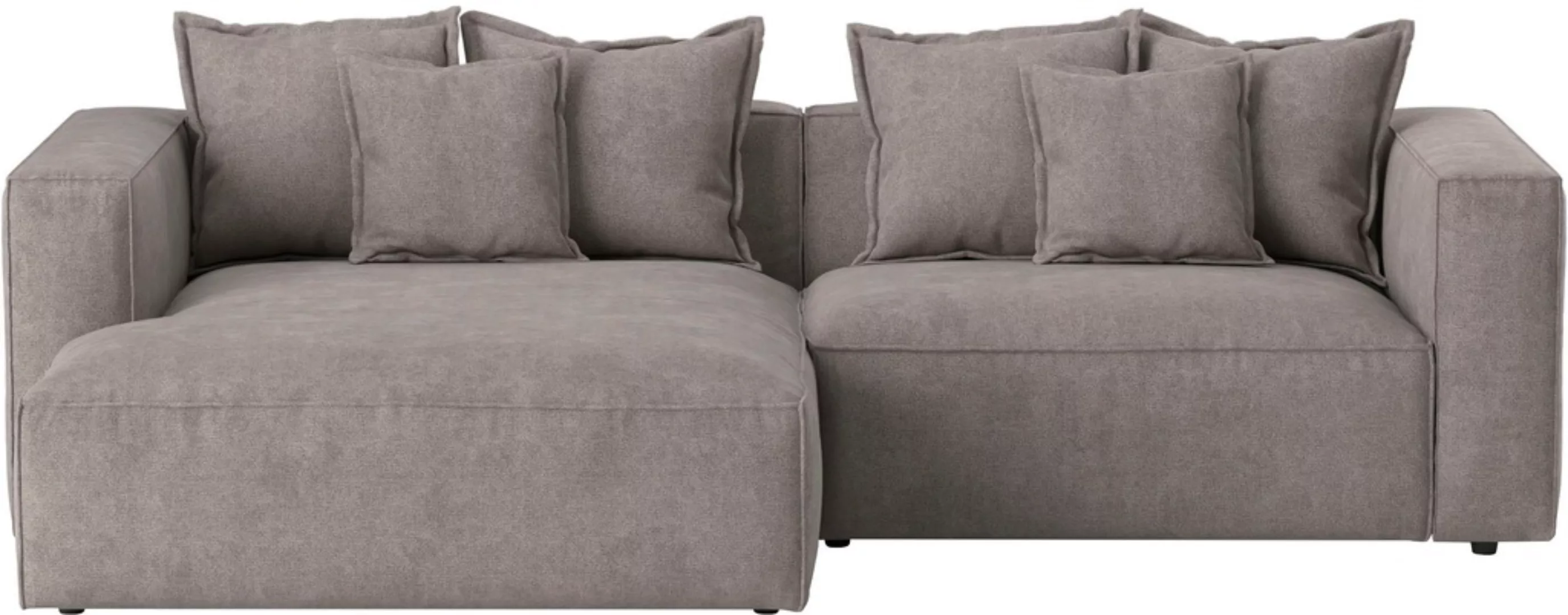 INOSIGN Ecksofa "Cowboy L-Form", mit 6 Kissen, kubisches Sofa günstig online kaufen