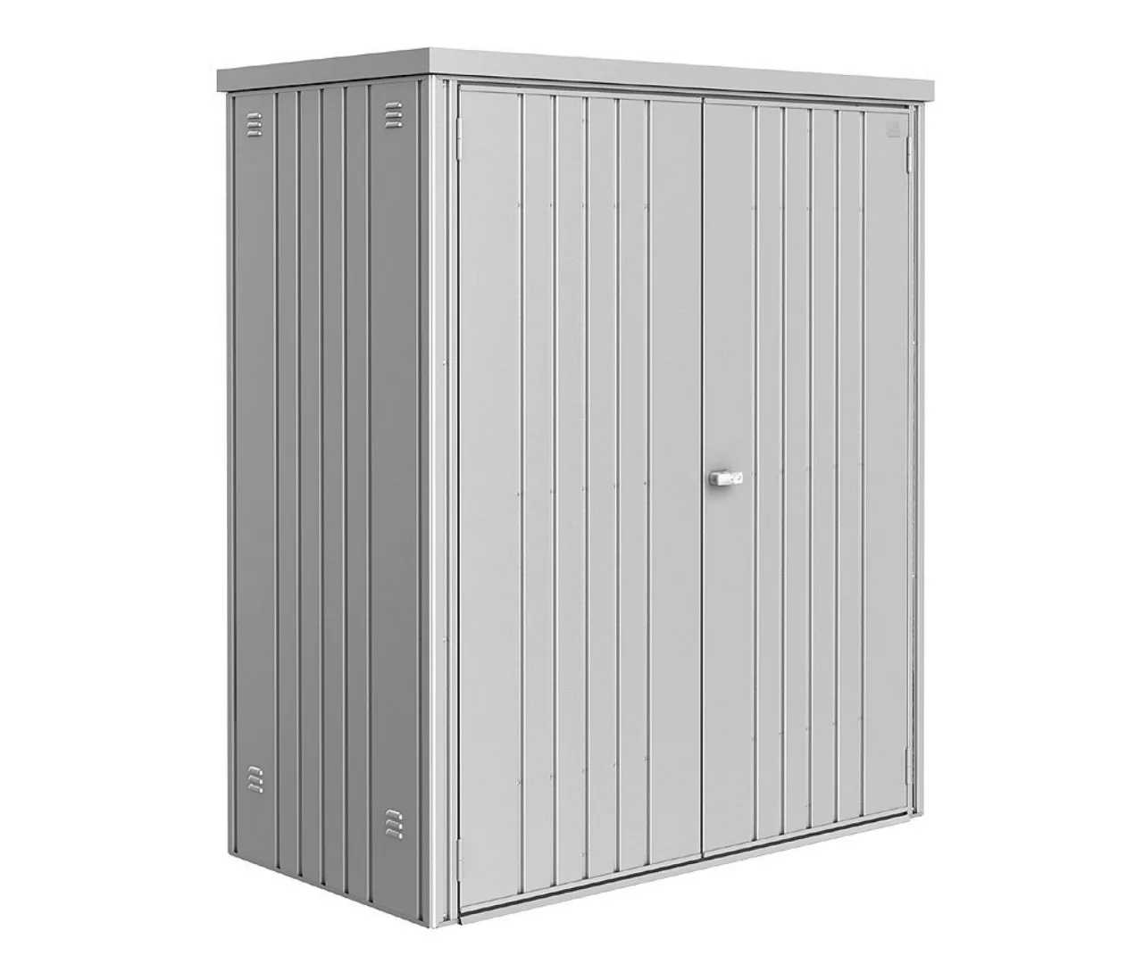 Biohort Geräteschrank 150 Aufbewahrungsschrank 155x83x182,5cm Silber-Metall günstig online kaufen