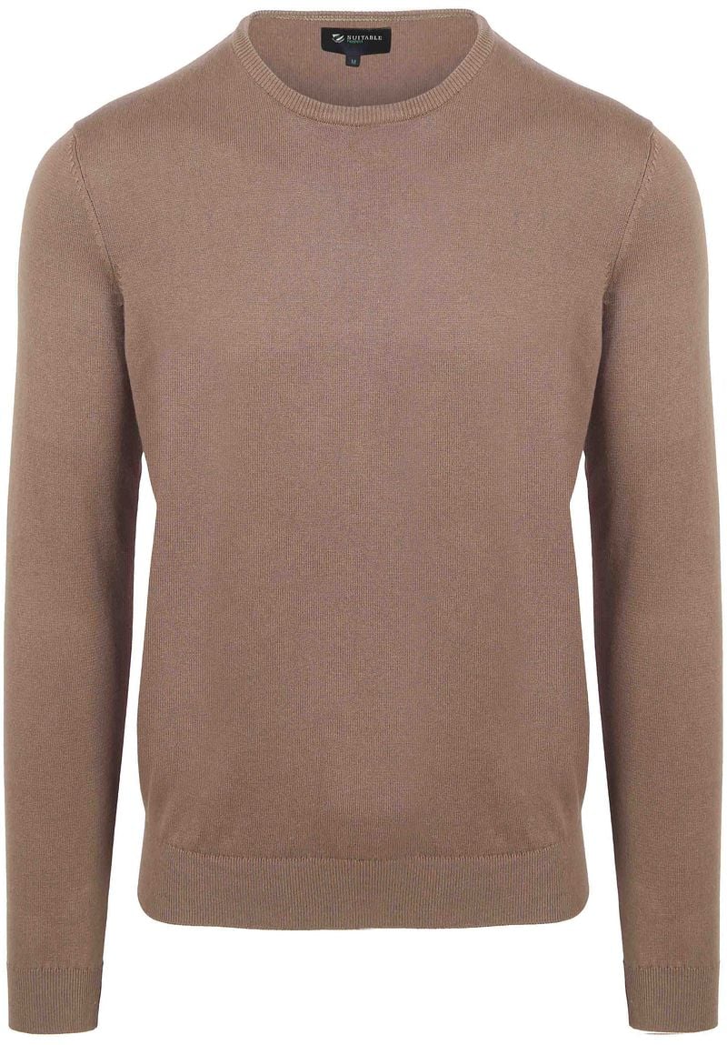 Suitable Respect Pullover Oinir Taupe - Größe L günstig online kaufen